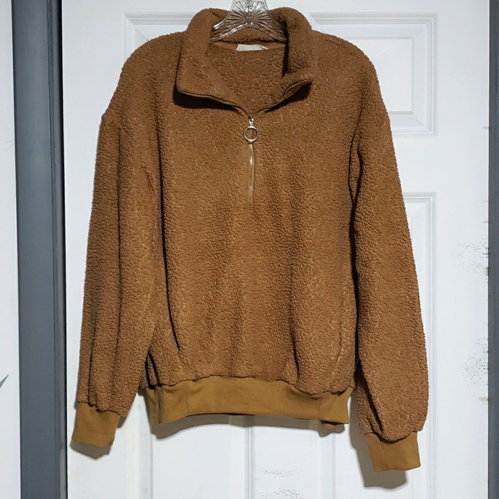 Warm Fleece/Teddy sweater Women's M